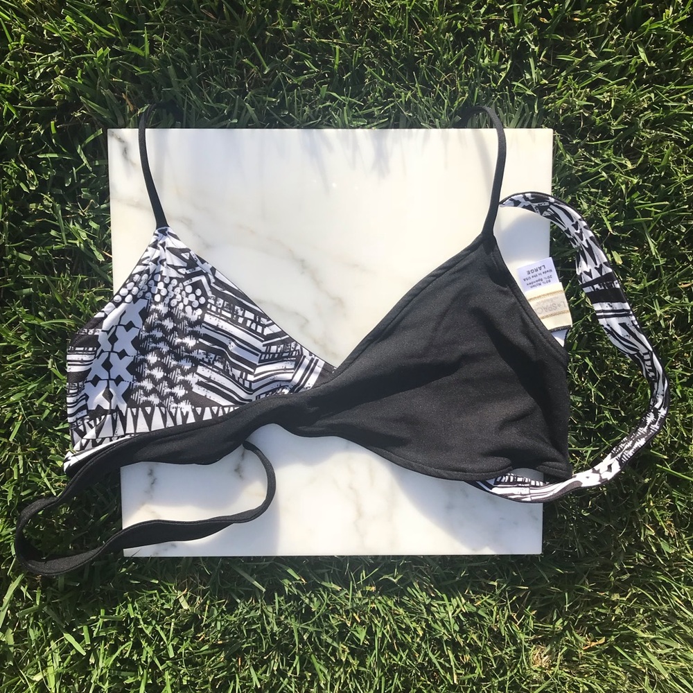 L-SPACE IVORY COAST CHLOE WRAP BIKINI TOP